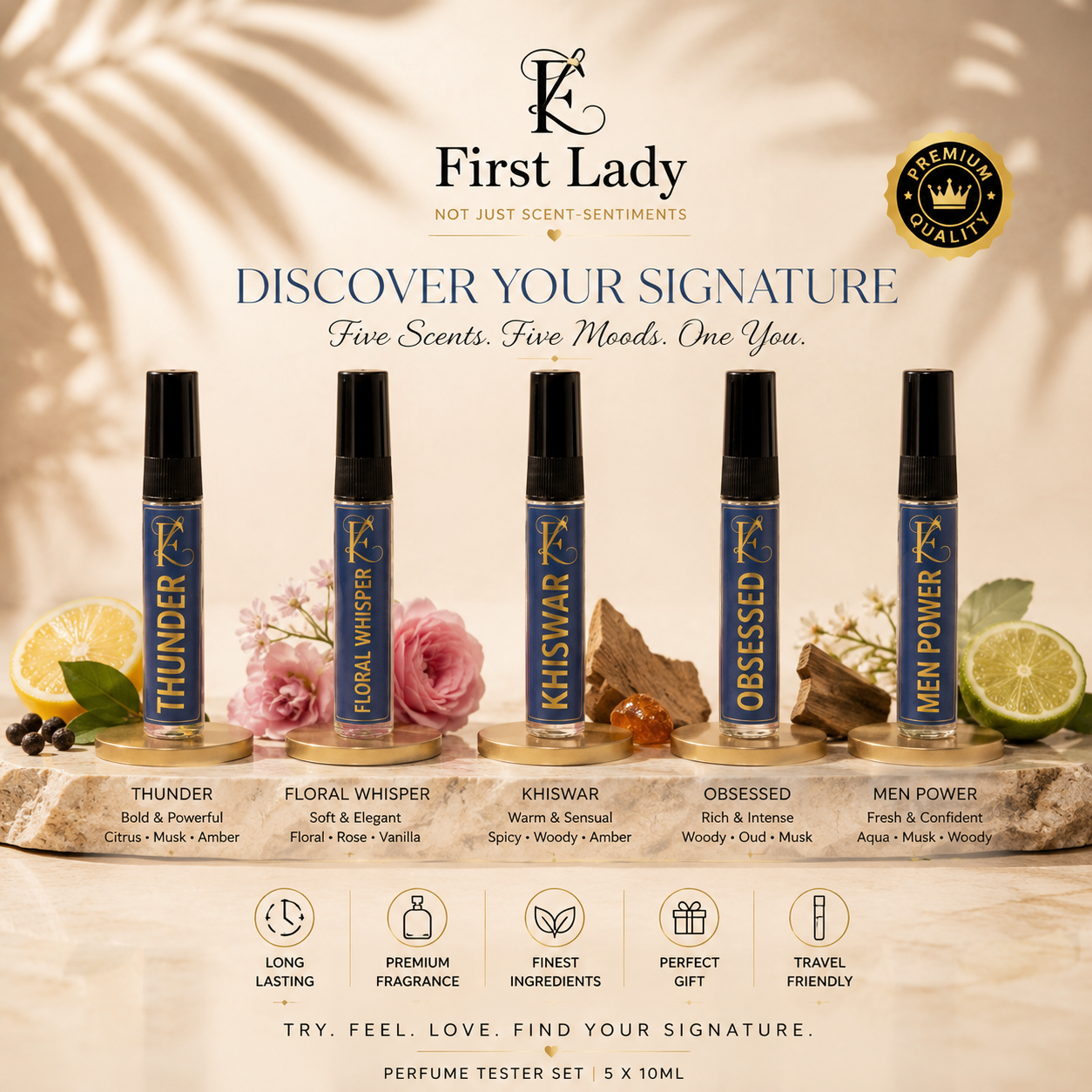 FL Perfume – 5ml Tester Set