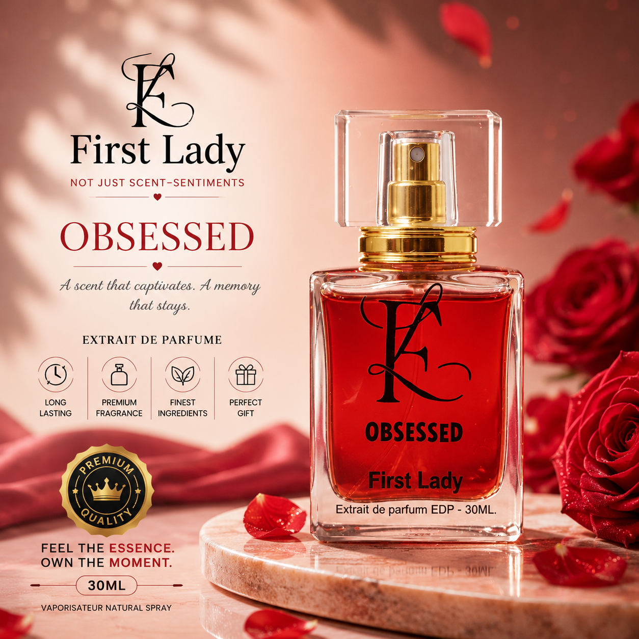 Obsessed by FL – Bold & Long Lasting Women’s Perfume in Pakistan | Premium Affordable Fragrance